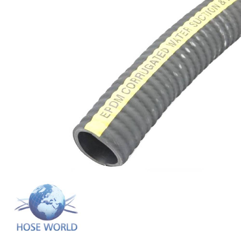 CORRUGATED WATER SUCTION & DISCHARGE HOSE.