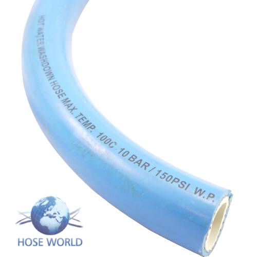 DAIRY WASHDOWN HOSE - BLUE COVER - WHITE LINING