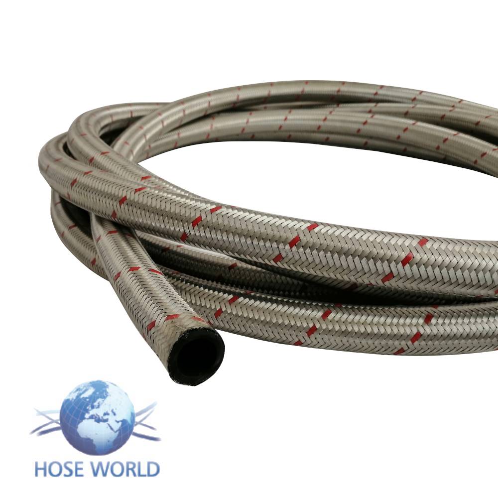WRAS APPROVED STAINLESS STEEL OVERBRAID EPDM WATER HOSE. WRAS approval by Hydraquip reference 0712053