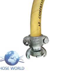 Yellow Rubber Compressed Air Hose Assembly