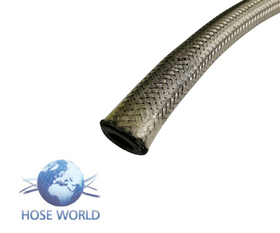 STAINLESS STEEL BRAIDED FUEL AND OIL HOSE