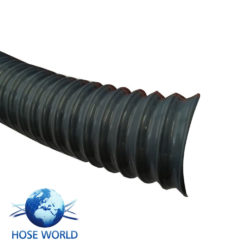 Wire Reinforced PVC Ducting - Black